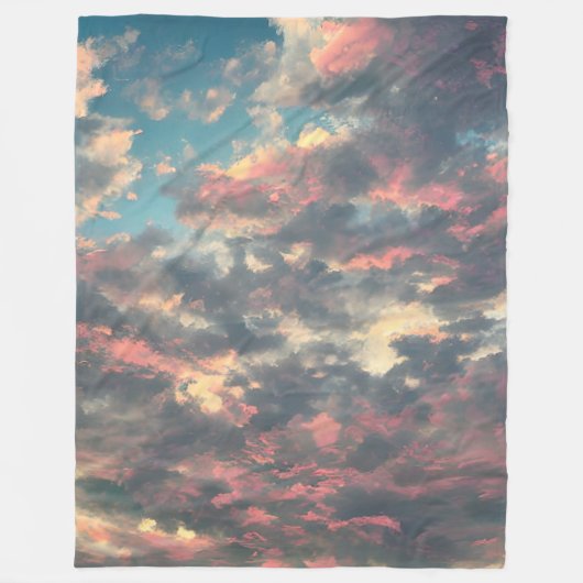 ハネード色 フリースブランケット (正面)