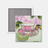 ハネ露とティーマグネット マグネット (正面/裏面)