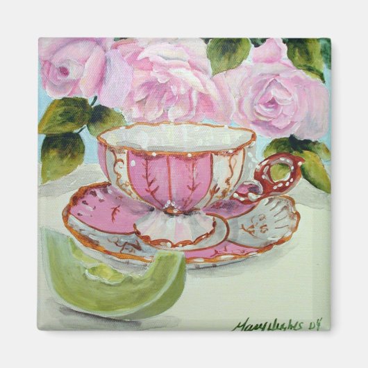 ハネ露とティーマグネット マグネット (正面)