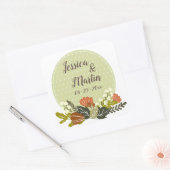 ハネ露グリーンシール スクエアシール (封筒)