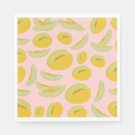 ハネ露メロンフルーツパターン スタンダードランチョンナプキン