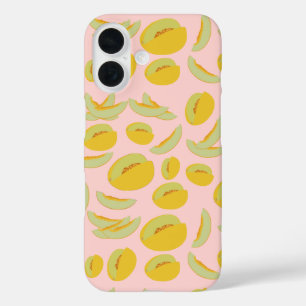 ハネ露メロンフルーツパターン iPhone 16ケース