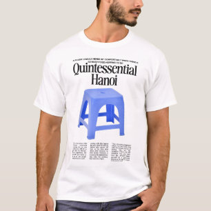 ハノイの象徴的なプラスチック椅子 Tシャツ