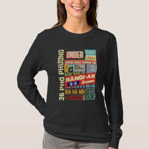 ハノイアンダーベトナムキャピタル通りスタイル Tシャツ