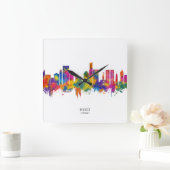 ハノイベトナムスカイライン スクエア壁時計 (ホーム)