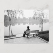 ハノイベトナム、ホアンキエム湖(NR)の眺め ポストカード (正面)