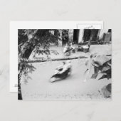 ハノイベトナム、旧ハノイのバイク ポストカード (正面/裏面)