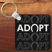 ハノイホフスタック文字 キーホルダー (正面)