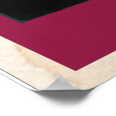 ハノイヴィンテージ旅行ポスター ポスター (角)