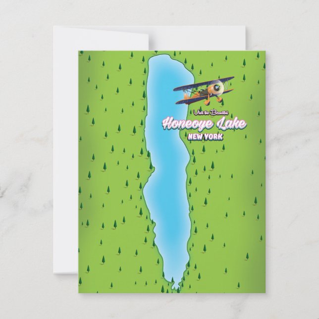 ハノイ湖ニューヨークの地図 (正面)