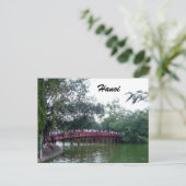 ハノイ湖赤橋 ポストカード (スタンド正面)