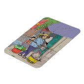 ハノイ通りホーカーベトナム マグネット (左側)