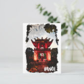 ハノイ・ベトナム文学の寺院 ポストカード (スタンド正面)