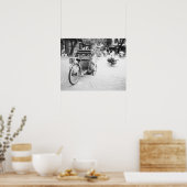 ハノイ・ベトナム、旧ハノイのシクロ ポスター (キッチン)