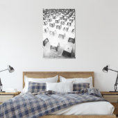 ハノイ・ベトナム、神殿のプラスチック製ストールズ キャンバスプリント (インサイチュ (寝室))