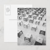 ハノイ・ベトナム、神殿のプラスチック製ストールズ ポストカード (正面/裏面)