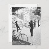 ハノイ・ベトナムHoan Kiemによる朝の抜粋 ポストカード (正面/裏面)