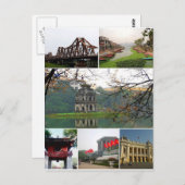 ハノイ・モニュメント(ベトナム) ポストカード (正面/裏面)