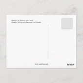 ハノーバーと家族のジョージ5世 ポストカード (裏面)