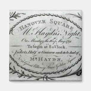 ハノーバーの「Haydn's Night氏」へのチケット マグネット