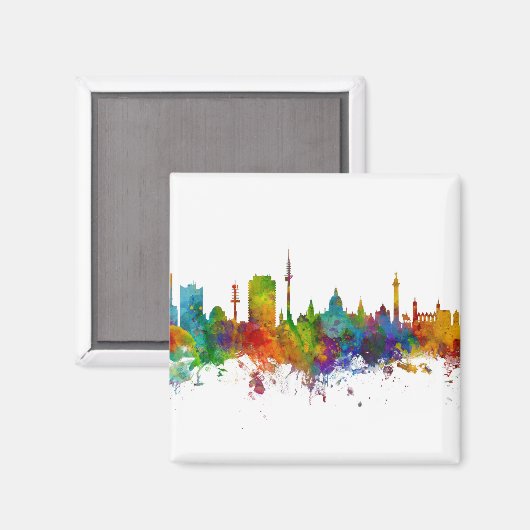 ハノーバードイツスカイライン マグネット (正面/裏面)