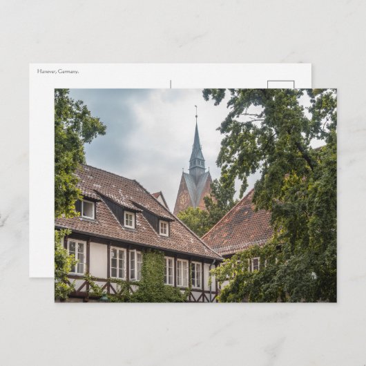 ハノーバードイツ ポストカード (正面/裏面)