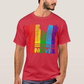 ハノーバープライドハノーバーLGBTギフトLGBTQサポーターT Tシャツ