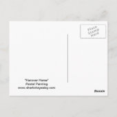 ハノーバーホースアートポストカード ポストカード (裏面)