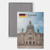 ハノーバー土産 マグネット (正面/裏面)
