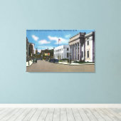 ハノーバー通り郵便局の様子 キャンバスプリント (インサイチュ (ウッドフロア))