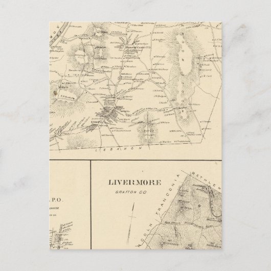 ハノーバー、グラフトン郡 ポストカード (正面)