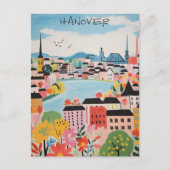 ハノーバー ドイツ 旅行 都市 絵画 美学 ポストカード (正面)