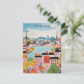 ハノーバー ドイツ 旅行 都市 絵画 美学 ポストカード (スタンド正面)