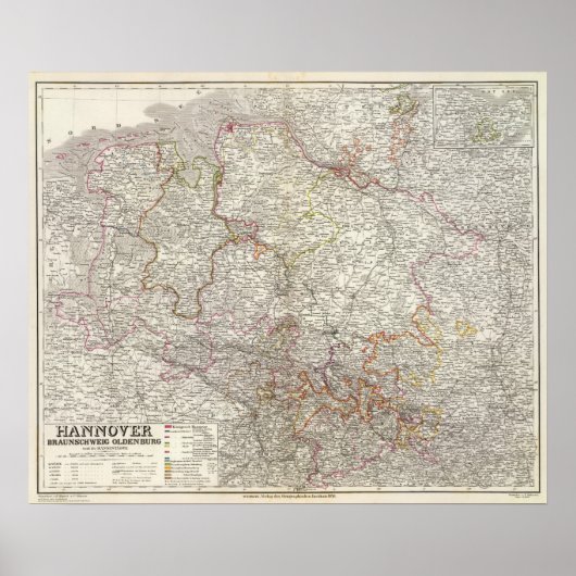 ハノーバー、ブラウンシュヴァイグ、オルデンブルク ポスター (正面)