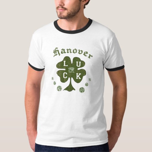 ハノーバー マサチューセッツ アイリッシュ Tシャツ (正面)