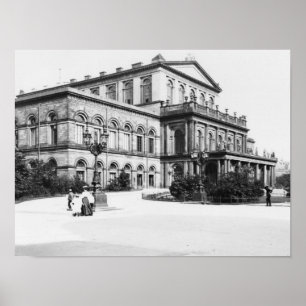 ハノーバー、c.1910の劇場 ポスター