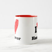 ハノーファーが大好き ツートーンマグカップ (中央)