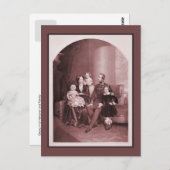 ハノーファー王ジョージ5世と家族 ポストカード (正面/裏面)