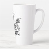 ハハデッドインサイドスケルトン カフェラテマグ (右)