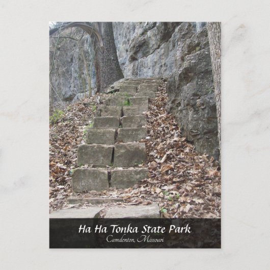 ハハトンカ州パークカンデンオンミズーリ ポストカード (正面)