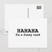 ハハハおもしろい葉書 ポストカード (正面/裏面)
