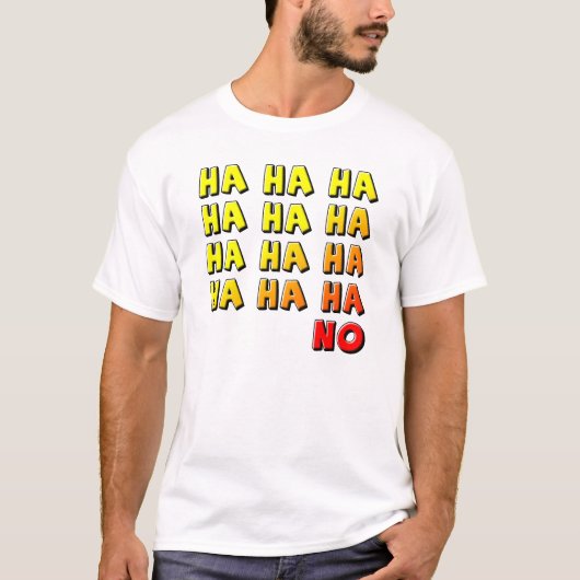 ハハハハおもしろいTシャツ Tシャツ (正面)
