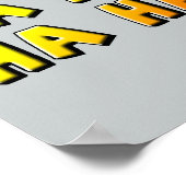 ハハハハハノポスタおもしろいサイン ポスター (角)