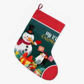 ハハハメリークリスマスラージクリスマスストッキング ラージクリスマスストッキング (正面 (吊り時))