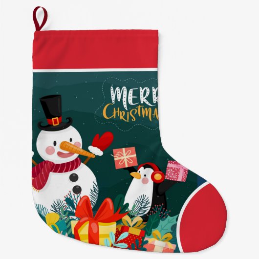 ハハハメリークリスマスラージクリスマスストッキング ラージクリスマスストッキング (正面)