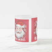 ハハハメリークリスマス フロストグラスマグカップ (中央)