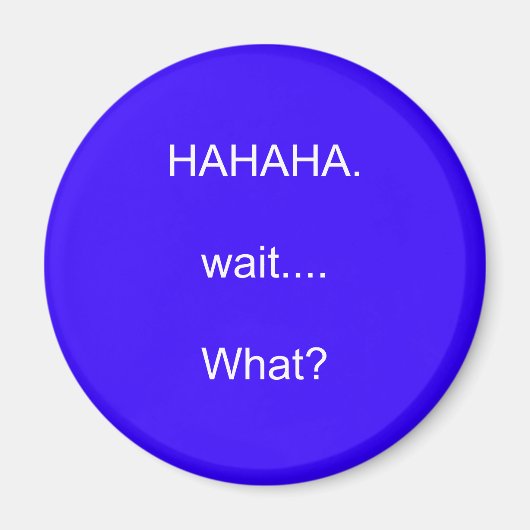 ハハハ。ちょっと…何だ？ マグネット (正面)