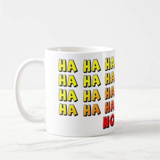 ハハハ ノンファニーマグ コーヒーマグカップ (左)