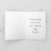 ハハメリークリスマスホリデーカード シーズンカード (内部)