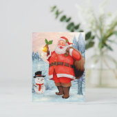 ハハメリークリスマスポストカード ポストカード (スタンド正面)